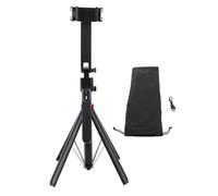 LOCADENCE Treppiede per Rilevamento Automatico del Volto da 14~71 Pollici, Stabilizzatore per Supporto Portatile per Telefono con Vibrazione a 540° in Alluminio con Telecomando