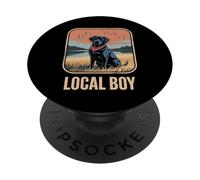 Local Boy Caccia Anatre Cane Da Riporto Palude PopSockets PopGrip Adesivo