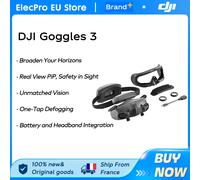 【LOCAL+】DJI Goggles 3 Occhiali FPV con Schermi Micro-OLED, Esperienza di Volo Immersiva, Trasmissione Video HD O4 Wireless, Nuovo Originale