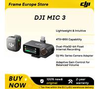 【LOCAL+】DJI Mic 3 Microfono Lavalier Wireless Ultraleggero, Lunga Durata e Ricarica Rapida, Trasmissione 400m, Cancellazione del Rumore per Vlog e Streaming
