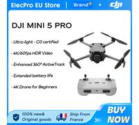 【LOCAL+】DJI Mini 5 Pro Drone Ultra-Leggero e Pieghevole con Fotocamera, Sensore di Ostacoli Omnidirezionale CMOS da 1 Pollice, Active Mini 5 Pro