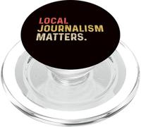 Local Journalism Matter Journalist Reporter Writer Autore TV PopSockets PopGrip per MagSafe