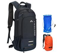 LOCAL LION Zaino Mtb 10L con Coprizaino e Copricasco, Zaini Bici Ultraleggero per Uomo e Donna, Zainetto Ciclismo Traspirante, Zainetti Mountain Bike per Trail Running Moto Trekking e Sci