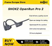 【LOCAL+】SHOKZ OpenRun Pro 2 Cuffie Sportive Musicali a Conduzione Ossea Wireless Bluetooth 5.3 Auricolari Impermeabili IP55 Batteria 12h S820/S821 Nuovo Originale