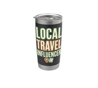 Local Travel Influencer Errand Bicchiere termico in acciaio inox doppia parete
