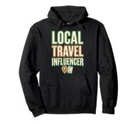 Local Travel Influencer Errand Felpa con Cappuccio