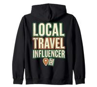 Local Travel Influencer Errand Felpa con Cappuccio