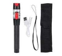 Localizador de falla visual de fibra óptica Glomora Recargable Conector universal de 2.5 mm que no contactan VFL Fiber Optic probador