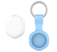 Localizzatore Air Tracker Tag con custodia impermeabile,Compatibile con Apple Dov'è (solo iOS),Batteria Sostituibile,Cercatore di Bluetooth per Borse,Bagagli,Animali Domestici e Zaini,1 blu