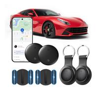 Localizzatore Android per veicoli, set di 2 localizzatori GPS magnetici per auto, con batteria da 365 giorni, localizzazione in tempo reale, allarme remoto, senza ABO, impermeabile, per dispositivi