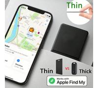 Localizzatore anti-smarrimento intelligente compatibile con Find My ITag per oggetti di valore, senza canone mensile (solo iOS). Dispositivo antifurto per ritrovare oggetti smarriti, tracker GPS per v