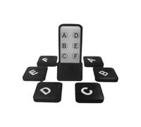 Localizzatore con suono per oggetti persi - Funzione audio fino a 90 dB con tracciatore | Tracker wireless di chiavi 40 metri con emettitore e 6 ricevitori - per chiavi telefono portafoglio