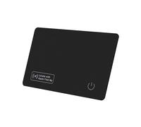 Localizzatore di carte sottile compatibile con Apple Find My (iOS Systeme), dispositivo anti-smarrimento, ricaricabile, ultra sottile, 1,6 mm, senza fili, per portafoglio o bagaglio (impermeabile IP68