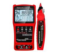 Localizzatore Di Cavi Rete Multimetro 3in1 Schermo LCD Da 3,5 PolliciCon Luce Flash Multifunzionale For Il Controllo Del'accoppiamento Della Lunghezza Del Cavo Diagnostica Rapida Accurata(ET628)