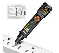 Localizzatore di circuiti | Tester di prese intelligente con display a LED e luce - Localizzatore di circuiti elettrici 2-300 V - Per casa, auto, rimorchio e auto