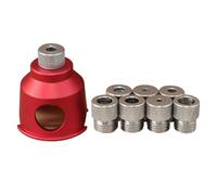 Localizzatore di foratura verticale Lavorazione del legno Pocket Hole Drill Guide Doweling Jigs Mobili Strumento di punzonatura ad angolo retto Strumento di perforazione ad angolo retto Alluminio