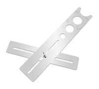 Localizzatore di Fori Per Piastrelle in Ceramica, tile tracker,Misuratore Piastrelle Righello Di Misurazione, Localizzatore di Fori Regolabili Per Architettura,Lavorazione del Legno(400 Mm)