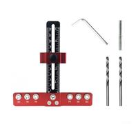 Localizzatore di fori spaziatura in lega di alluminio per installazione hardware centrale armadio 128mm 96mm 64mm dispositivo cassetto con maniglia Allineamento foro singolo