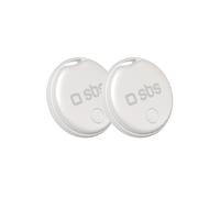 Localizzatore di oggetti water resistant compatibile con Apple Find My 2 pz.