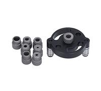 Localizzatore di Perforazione Cr12 con 8 Boccole di Perforazione 3/4/5/6/7/8/9/10 mm, Dima di Perforazione Verticale con Boccole Guida