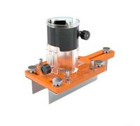 Localizzatore di precisione per fresa per legno per base di decespugliatore da 65 mm, con opzione di tappo per un controllo costante della profondità (punte finite)