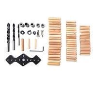 LOCALIZZATORE DI PUNZONE PER LA LAVORAZIONE DEL LEGNO DUREVOLE PUNTO CENTRALE VERTICALITÀ APPASSIONATI DEL FAI TE LEGA DI ALLUMINIO NERO