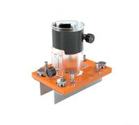 Localizzatore di scanalature in metallo per basi per decespugliatore con diametro interno di 65 mm per scanalatura e instradamento dei bordi (punte illimitate)