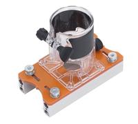 Localizzatore di Scanalature per Fresatrice per Legno, Base Scanalata 2 in 1 e Staffa di Fissaggio Staffa di Fissaggio Invisibile per Fresatrice per Legno 65 Mm, Base per