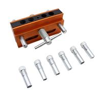 Localizzatore Fori In Alluminio Maschera Centraggio Autocentrante Strumento Guida Per Trapano Tassello In Legno Localizzatore Posizionamento La Lavorazione Del Legno Strumento