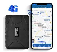 Localizzatore GPS 4G per Auto, Tracker Mode Posizionamento GSM/GPS/SMS con Forte Magnete Impermeabile con APP Senza Abbonamento Antifurto Smart Alarm per Auto Moto Bicicletta