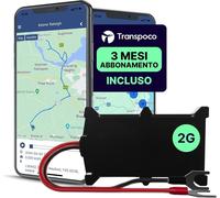 Localizzatore GPS Auto Con SIM Integrata - Tracker 2G Antifurto per Veicoli, Mot