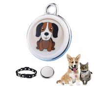 Localizzatore GPS Cane, Collare GPS Gatto e Cani Tracker, Compatibile con iOS & Android, Senza Costi Aggiuntivi, per Animali domestici, Include Collare e Batteria (A)