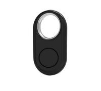 Localizzatore GPS Intelligente Android per Tracker Anti-Smarrimento piccolo per Animali Domestici (Cani/Gatti,ecc.)/OggettiChiavi/Portafogli/Bagagli/Auto/per Map find hub(Nero,X1)