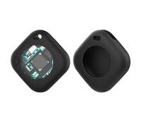 Localizzatore GPS Intelligente per Tracker Bluebooth Anti-Smarrimento piccolo per OggettiChiavi/Portafogli/Animali Domestici (Cani/Gatti,ecc.)/Bagagli/Auto/per Map per i- o(Nero,X1)