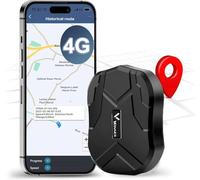 Localizzatore GPS per Auto, 4G GPS Tracker Monitoraggio in Tempo Reale Dispositivo Anti-perso/Antifurto Impermeabile Localizzazione GPS con Geo-Fence Alarm APP Gratuita Magnetico 4G-TK905