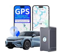 Localizzatore GPS per auto, magnetico, impermeabile, con portata illimitata, localizzatore nascosto (abbonamento richiesto, 4G LTE, durata della batteria fino a 30 giorni)