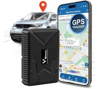 Localizzatore GPS per Auto, Moto e Altri Veicoli, GPS Tracker con Potente Magnete, Batteria 10000mAh App Senza Abbonamento,120 Giorni in Modalità Standby, Tracciamento in Tempo Real, APP/SMS Allarmi