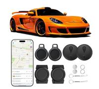Localizzatore GPS per auto, senza ABO per iOS, confezione da 2 magneti nascosti per auto, Smart Tag per Apple Air Tags, batteria a lunga durata, impermeabile IP68, localizzatore nascosto per auto