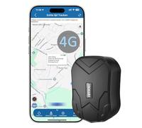 Localizzatore GPS per Auto,TKMARS 4G GPS Tracker Senza Abbonamento 20000mAh Magnetico Impermeabile,APP Gratuita Localizzazione in Tempo Reale Localizzatore per Moto Camion TK905C 4G