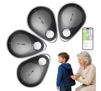 Localizzatore GPS per bambini nascosti, 2 pezzi, localizzatore Bluetooth impermeabile con pin, funziona con Apple Find My, protezione della privacy, modalità persa, adatto per bambini, anziani
