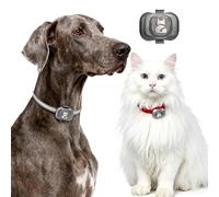 Localizzatore GPS per Cani e Gatti Impermeabile con App Gratuita - Tracciamento in Tempo Reale, Allarme Perimetrale, Cronologia Spostamenti Funziona con Scheda Nano SIM 2G