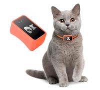 Localizzatore GPS per Cani e Gatti Impermeabile con App Gratuita - Tracciamento in Tempo Reale, Allarme Perimetrale, Cronologia Spostamenti Funziona con Scheda Nano SIM 4G