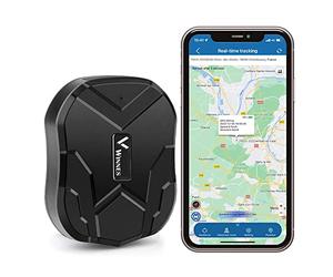 Localizzatore GPS Tracker per auto Localizzatore con APP senza Abbonamento GPS auto Antifurto Auto/Moto/Camion/Custodia da Viaggio - Winnes TK905 5000mAh Standby di 90 giorni con Magnetico IP58
