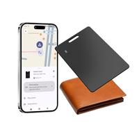 Localizzatore per portafoglio Pixelure per Android, tracker per portafoglio e carte sottile 2mm, compatibile con Google Trova il mio dispositivo (solo Android), impermeabile IP68, ricarica wireless