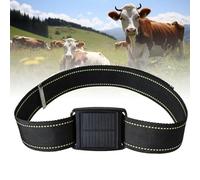 Localizzatore solare for bovini, localizzatore di animali con collare, 4 modalità di posizionamento, funzioni di allarme, monitoraggio in tempo reale, for bovini, pecore, cavalli e cammelli(1PCS)