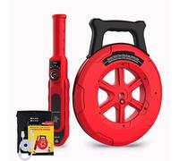 Localizzatore Tubi Dell'Acqua Scanner Blocco Dei Rilevatore Perdite Acqua Linee Tubi Metallo Pvc Per Scanner A Parete Blocco Delle Condutture (Rosso-30m)