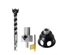 Localizzatore verticale in lega di alluminio con boccole da 19 mm e 20 mm per la lavorazione precisa del legno e una foratura accurata, compatto portatile (D)