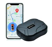 Localizzazione per Auto - Monitoraggio in Tempo Reale GPS Anti-perso/Antifurto con Potente Magnete, Dispositivo App Gratuita per Auto/Moto/Nave 90 Giorni in Standby