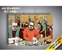 Locandina Big Lebowski Pulp Fiction Wall