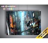 Locandina Blade Runner Night Street City